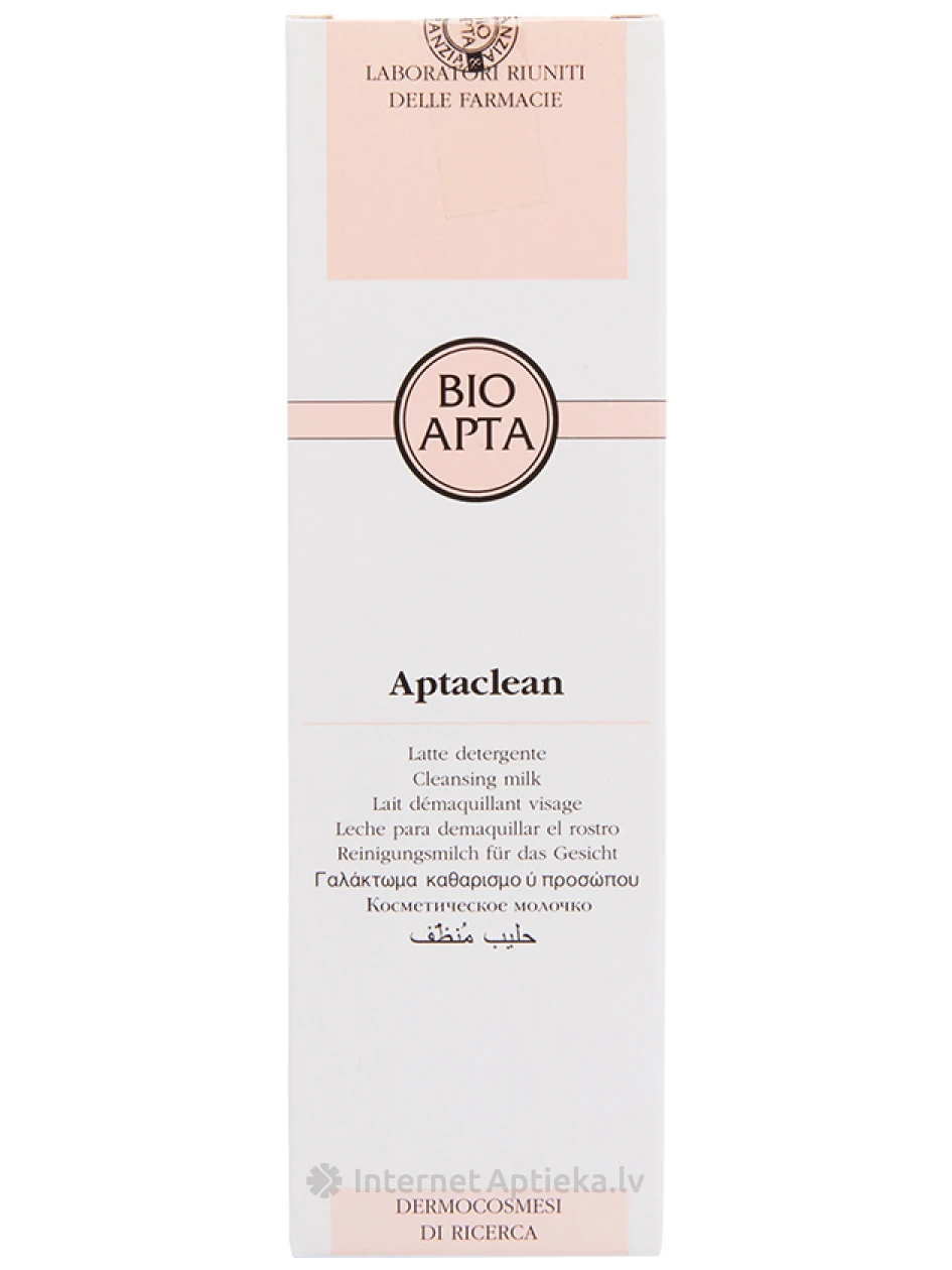 Bioapta Aptaclean очищающее молочко для лица, 150 мл | internetaptieka.lv