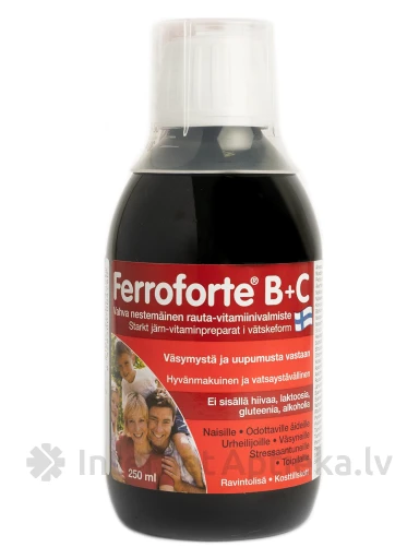 Ferroforte B + C, 250 ml | internetaptieka.lv