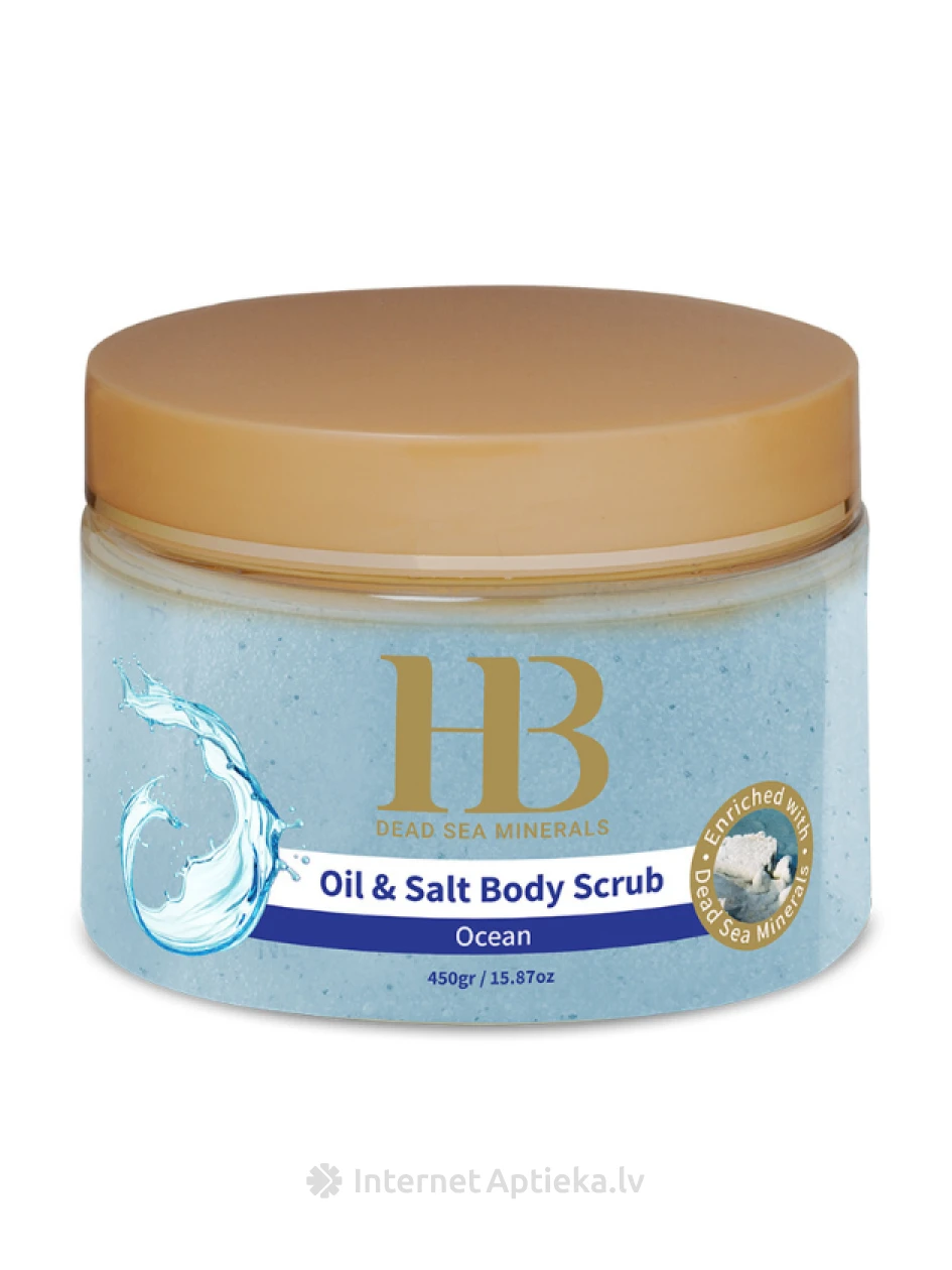 H&B Скраб для тела с маслом и солью "Океан", 450 г | internetaptieka.lv