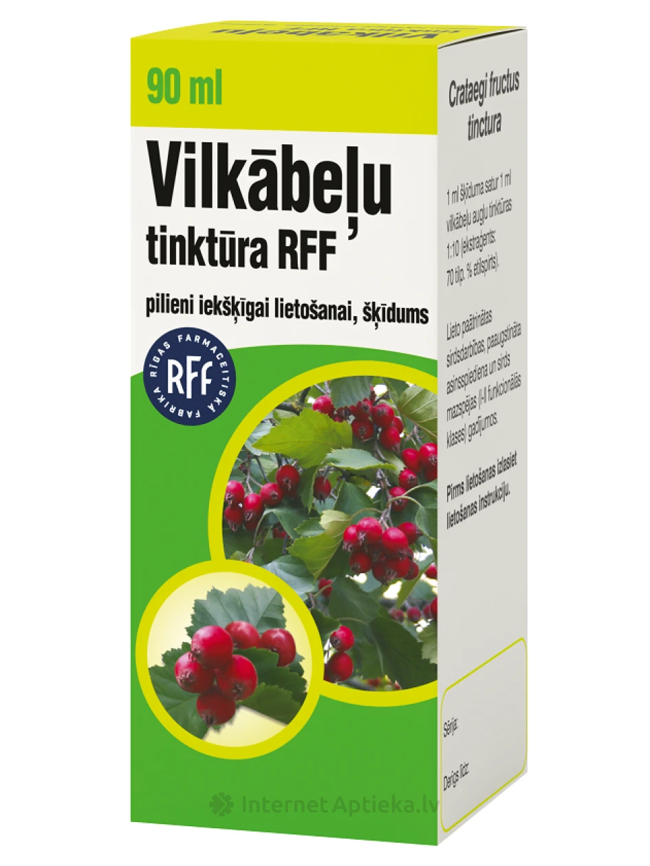 Настойка боярышника, 90 мл | internetaptieka.lv