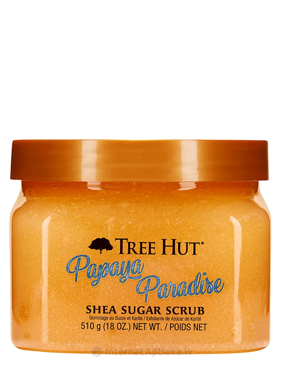 Tree Hut Ķermeņa skrubis Papaya Paradise, 510 g | internetaptieka.lv