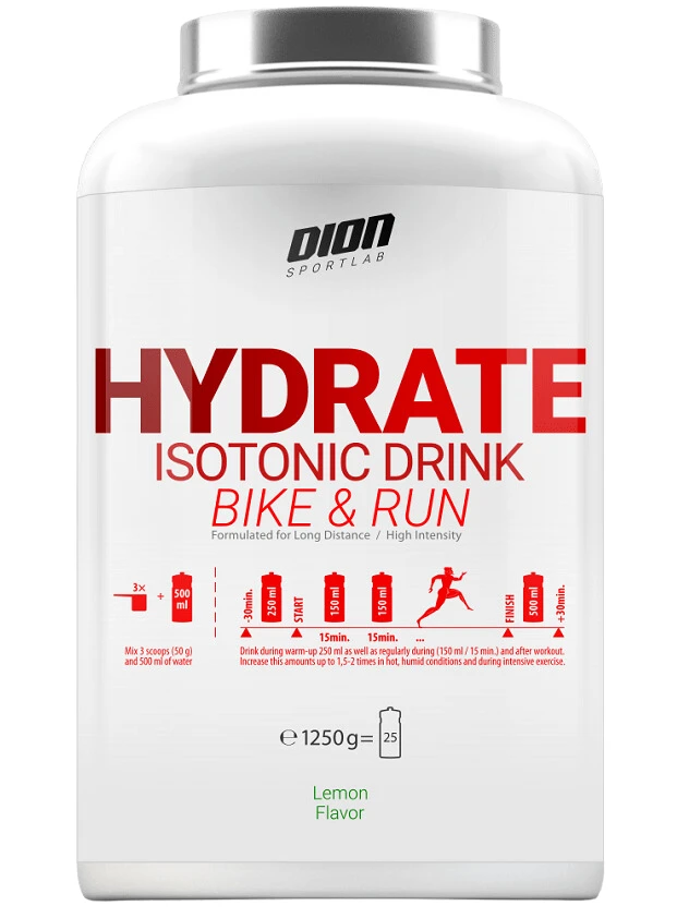 Dion Sportlab Hydrate bike-n-run ar ogu garšu, 1250 g