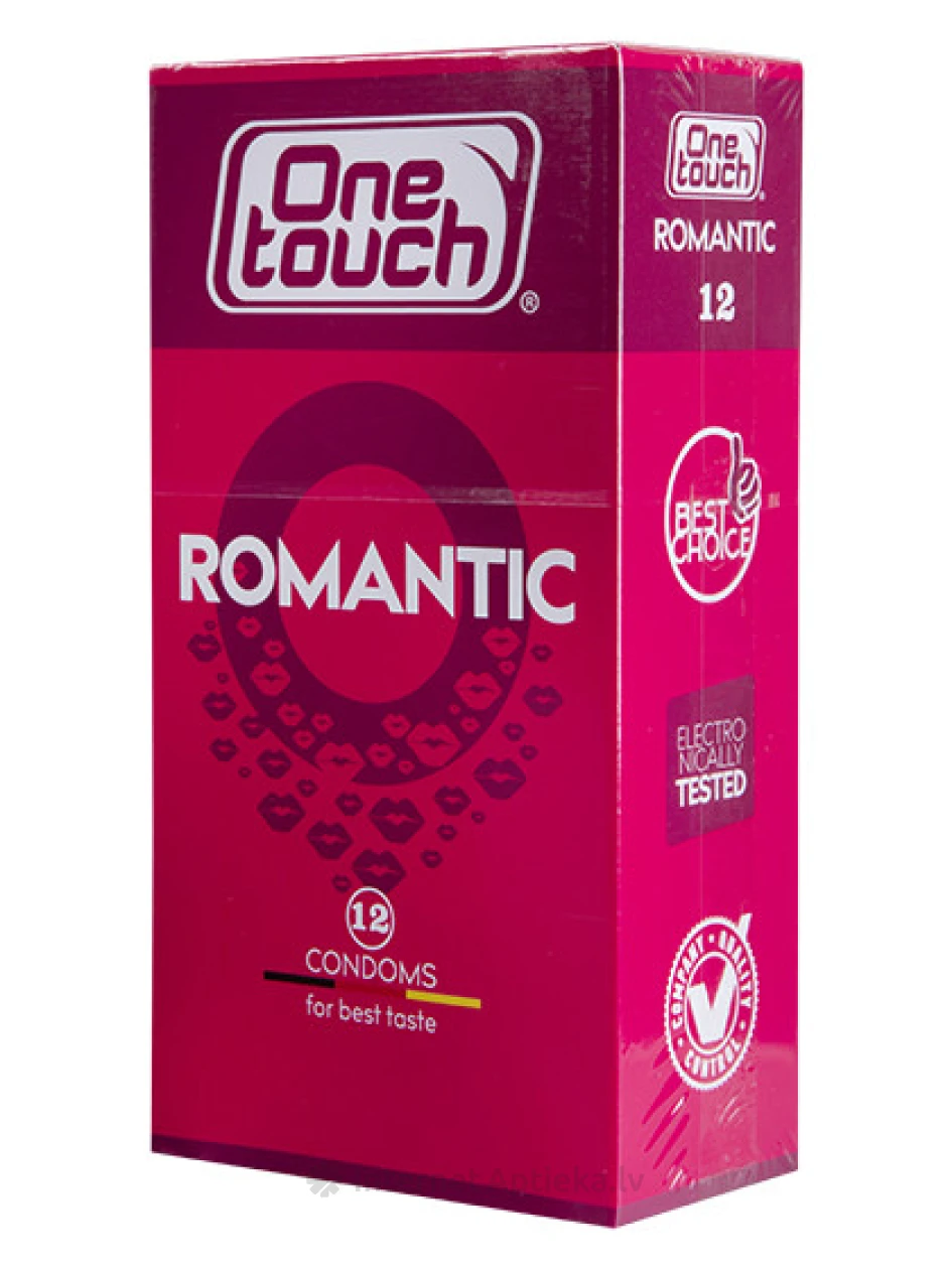 One Touch Romantilised kondoomid, 12 tk. | internetaptieka.lv