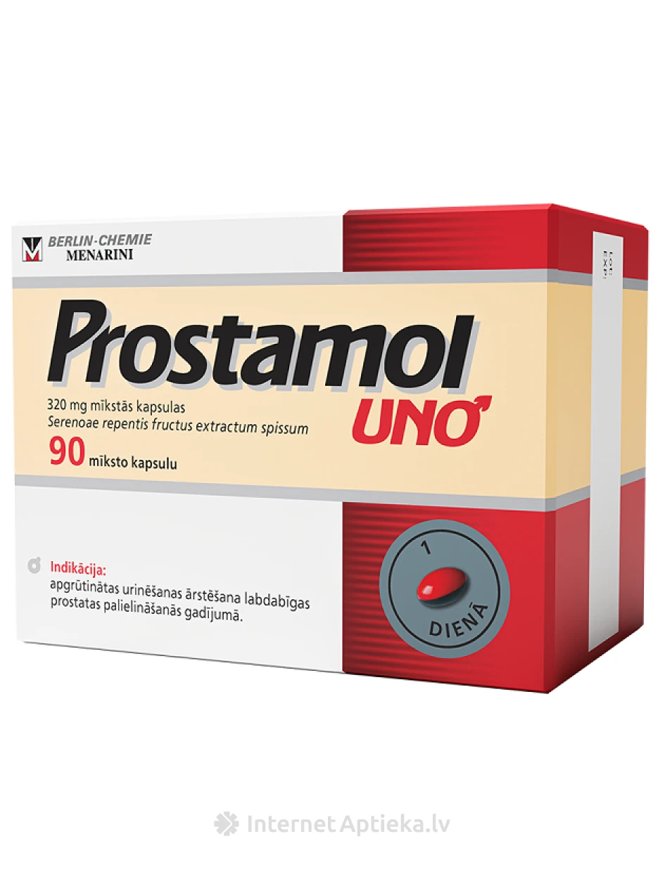 Prostamol Uno 320 mg, 90 kapslit | internetaptieka.lv