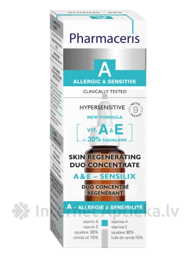 Pharmaceris A A & E-Sensilix сыворотка с витаминами A и E 8%, 30 мл | internetaptieka.lv