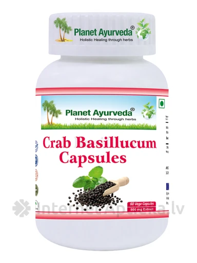 Crab Basillucum Planet Ayurveda® капсулы, 60 шт. | internetaptieka.lv