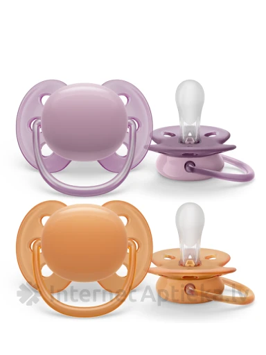 Philips Avent māneklītis Ultra soft Neutral 6-18 mēn., meitenēm, 2 gb. | internetaptieka.lv