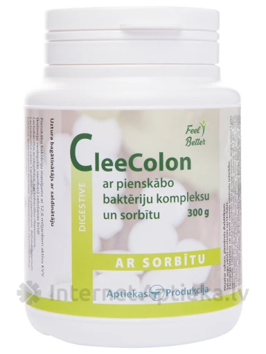 Clee Colon ar pienskābo baktēriju kompleksu un sorbītu, 300 g