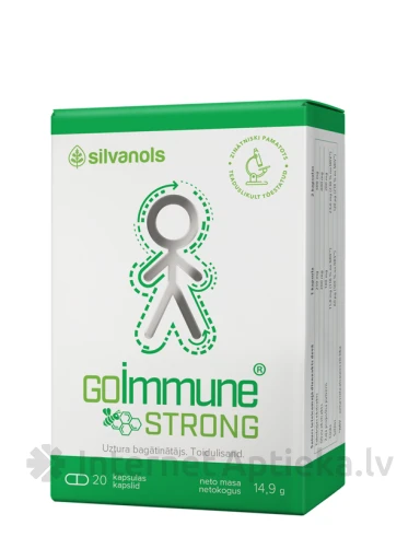 Silvanols GoImmune Strong, 20 kapslit | internetaptieka.lv