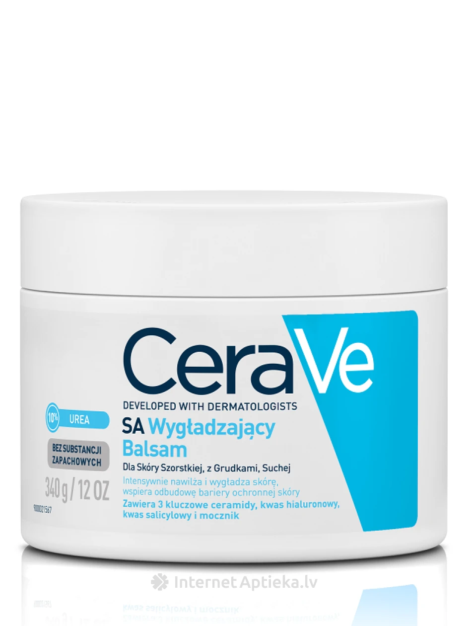 CeraVe Izlīdzinošs losjons ar urīnvielu sausai ķermeņa ādai ar mezglveida izsitumiem, 340 g | internetaptieka.lv