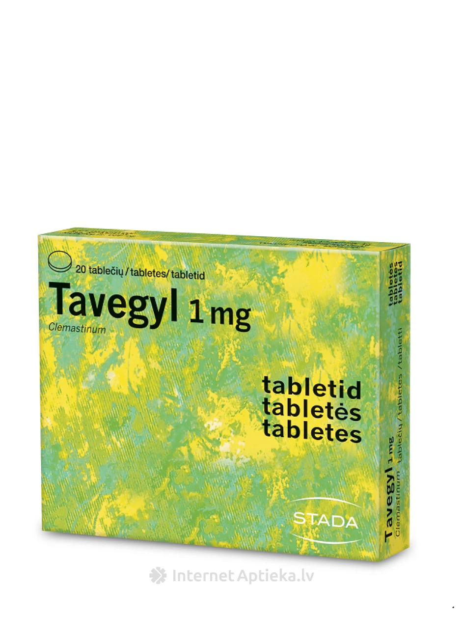 Tavegyl, 20 таблеток - InternetAptieka.lv