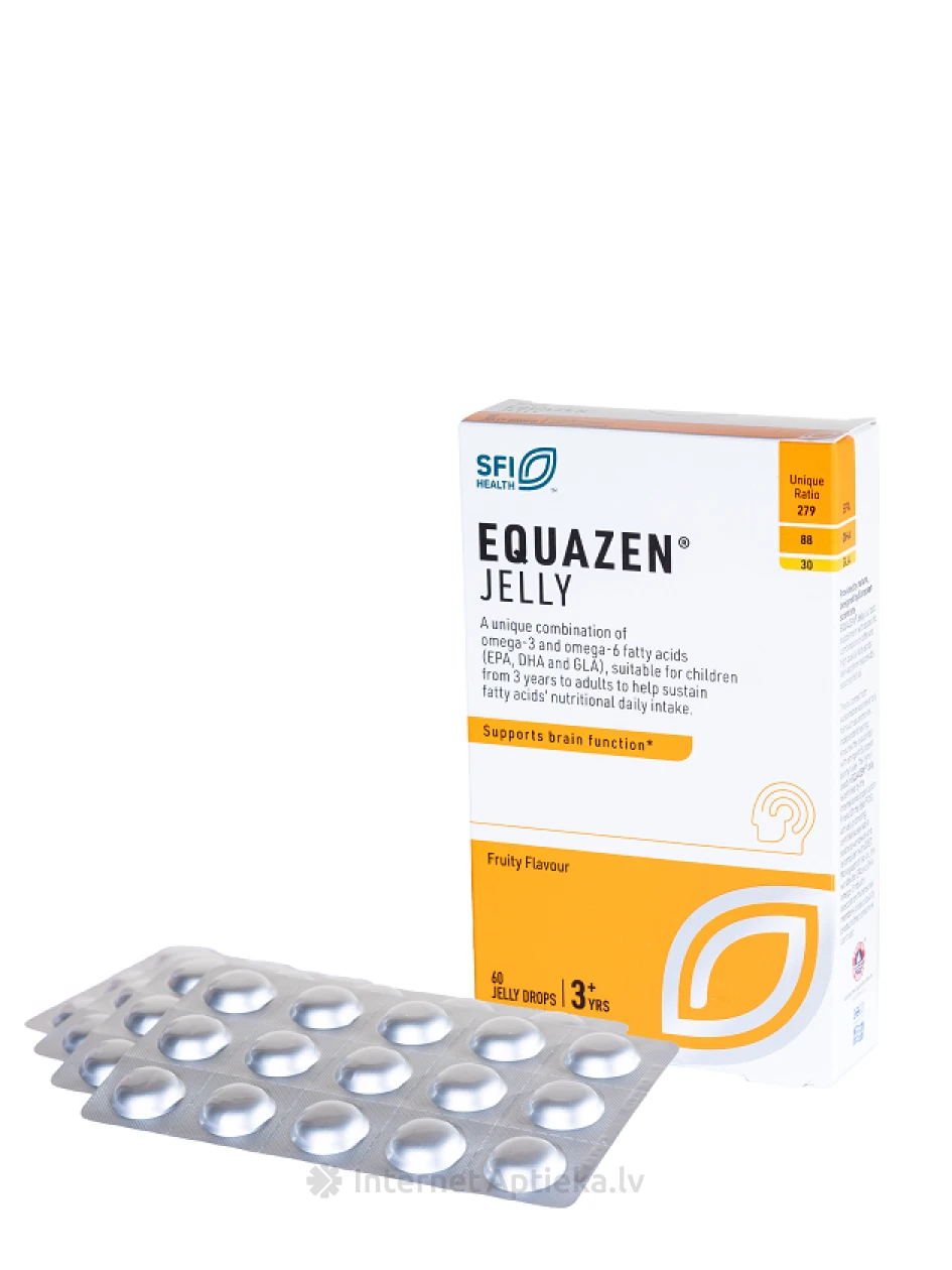 Equazen Jelly ar augļu garšu, 60 košļājamas tabletes | internetaptieka.lv
