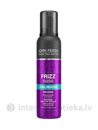 JOHN FRIEDA Frizz Ease Curl Reviver veidošanas putas, 200 ml | internetaptieka.lv