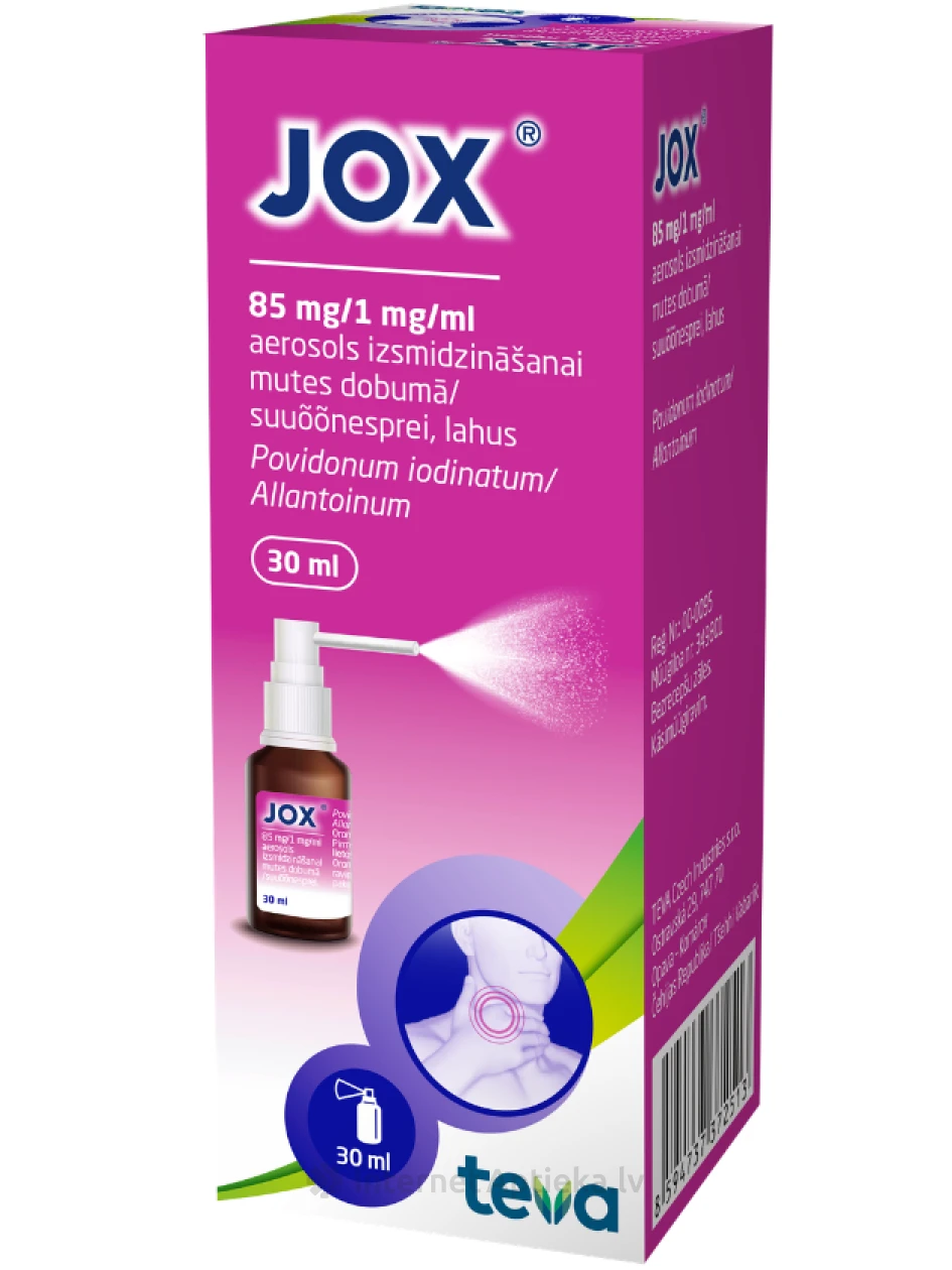 Jox aerosool pihustamiseks suuõõnde, 30 ml | internetaptieka.lv