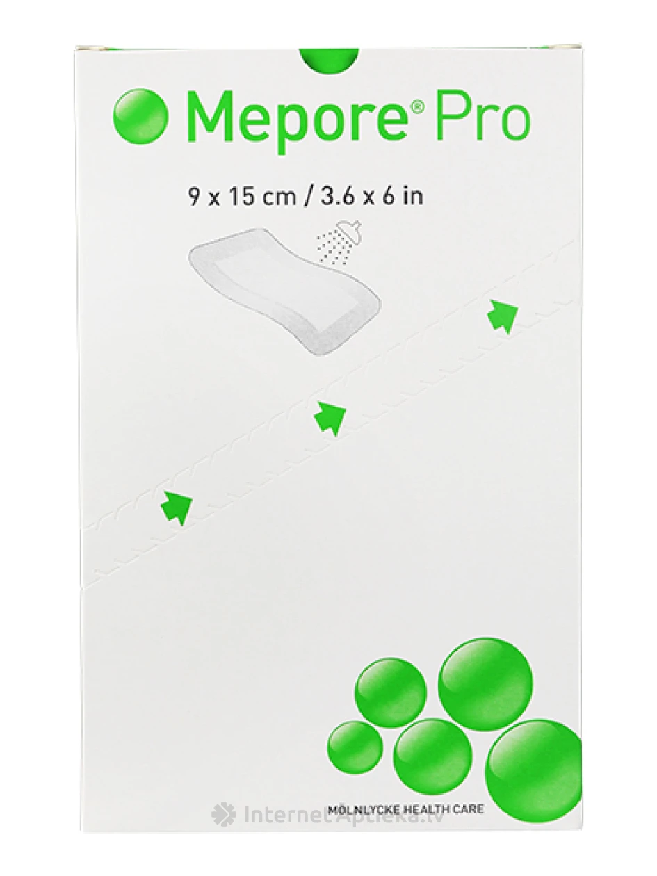 Mepore Pro Стерильный пластырь 9 х 15 см, 40 шт. | internetaptieka.lv