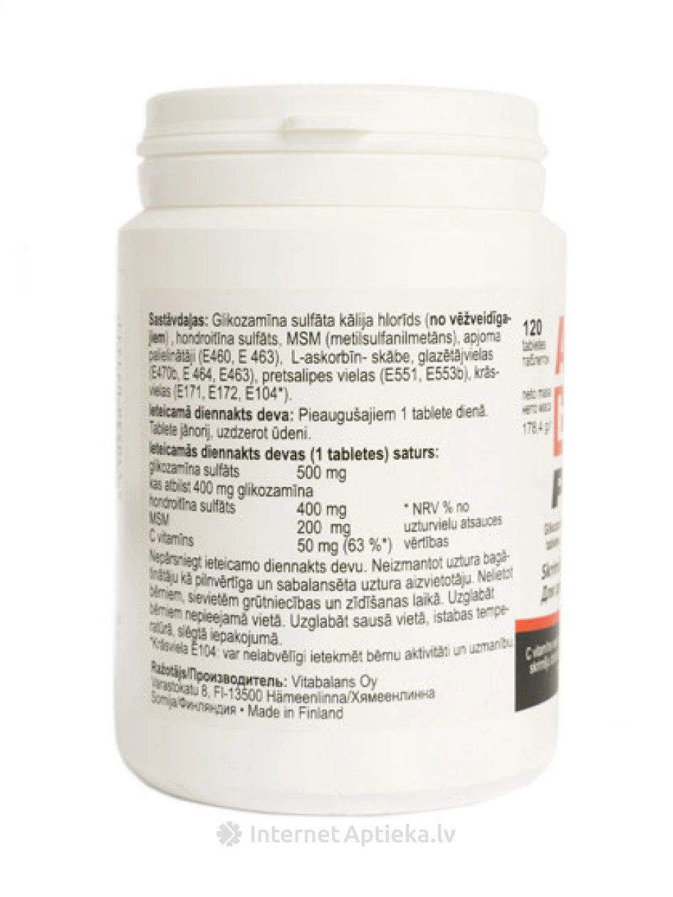Arthrobalans Plus, 120 таблеток | internetaptieka.lv