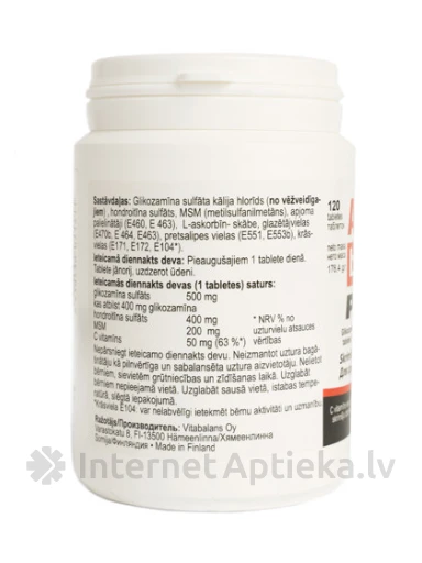 Arthrobalans Plus tabletid, 120 tabletti | internetaptieka.lv