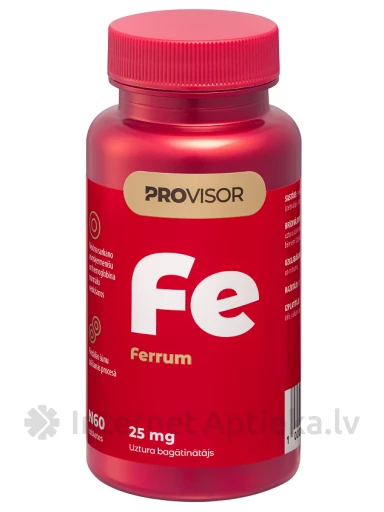 PROVISOR Raud (FE) 25 mg, 60 tabletti | internetaptieka.lv