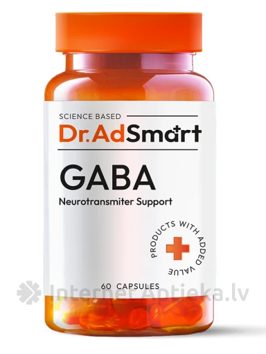 Dr. AD Smart GABA капсулы, 60 шт. | internetaptieka.lv