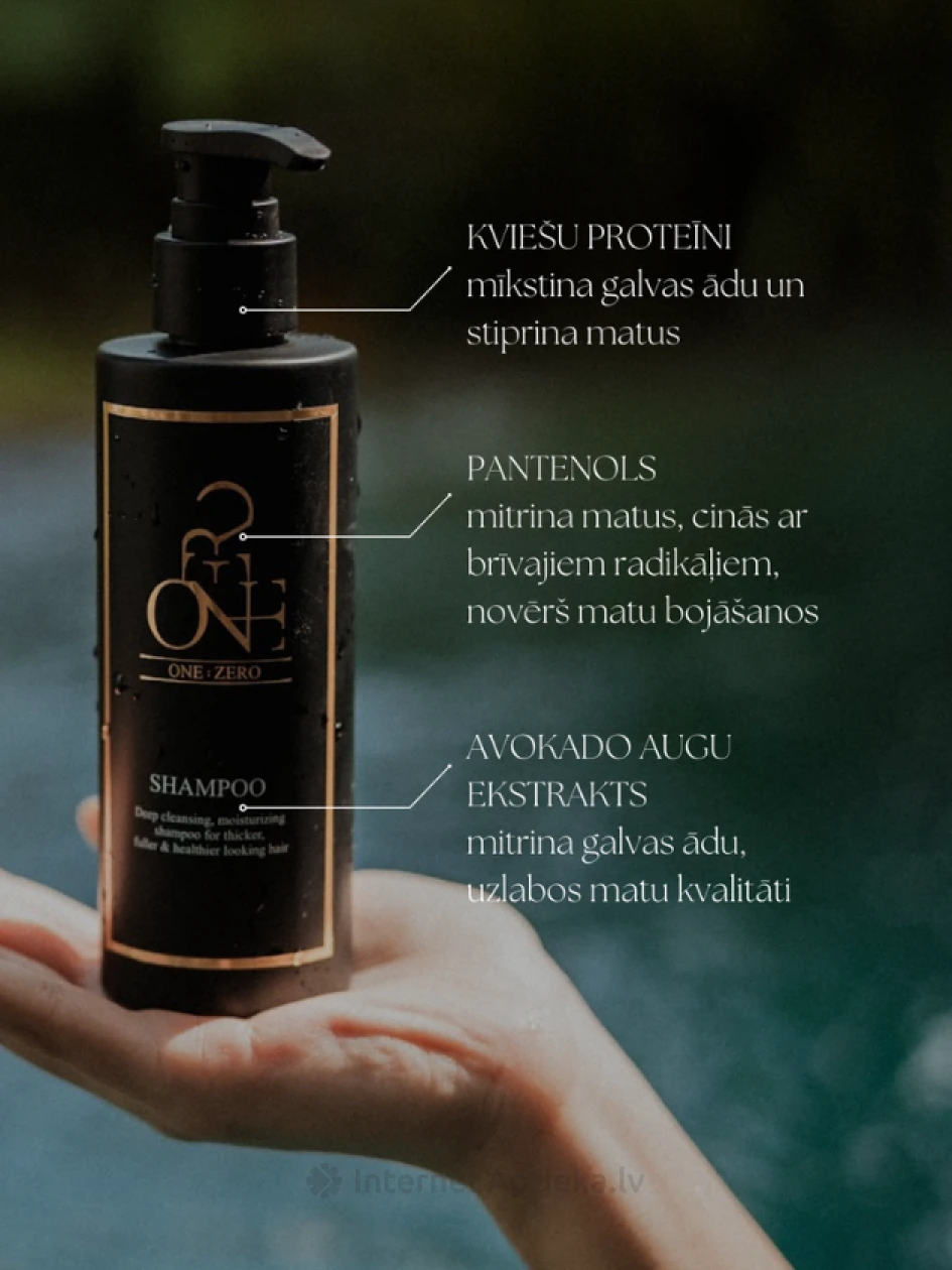 ONE:ZERO Matu šampūns, 200 ml | internetaptieka.lv