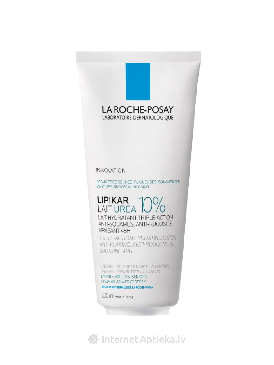 La Roche Lipikar Lait Urea 10%, 200 мл | internetaptieka.lv