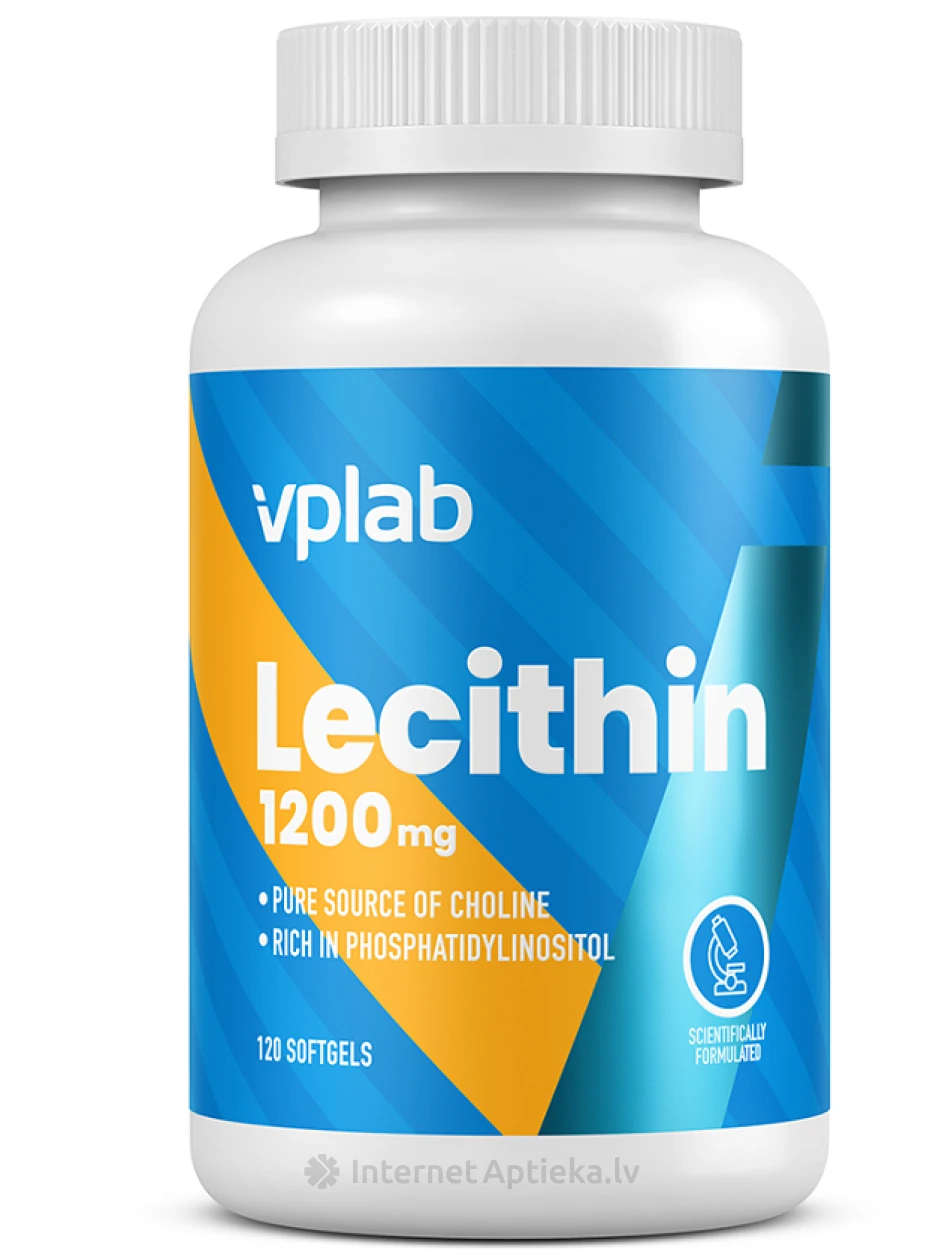 VPLab Lecithin 1200 mg mīkstās kapsulas, 120 gb. | internetaptieka.lv