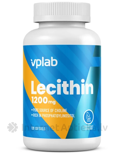 VPLab Lecithin 1200 mg mīkstās kapsulas, 120 gb. | internetaptieka.lv