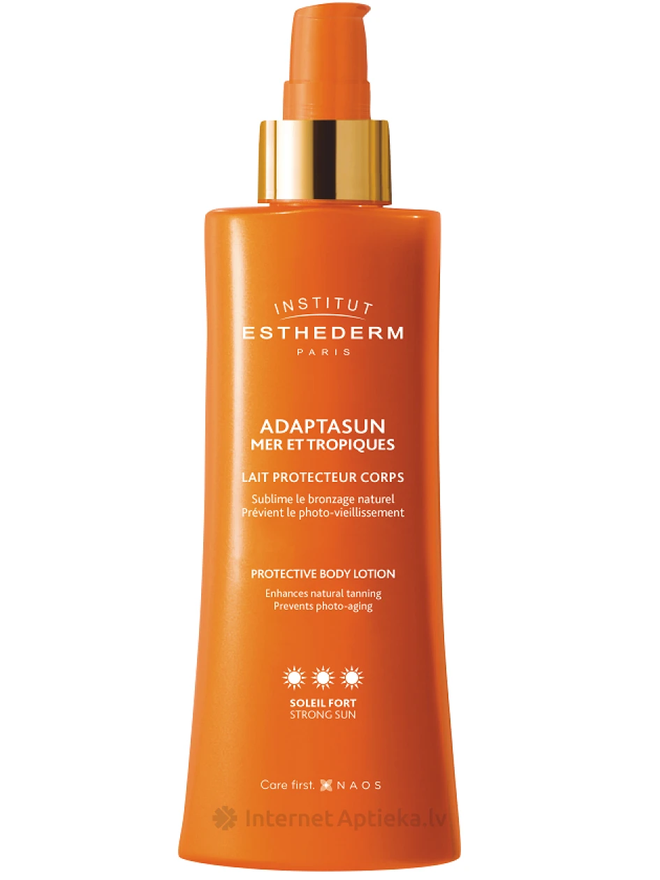 Institut Esthederm Adaptasun Sea&Tropics Strong Sun päikesekaitsekreem, 200 ml | internetaptieka.lv