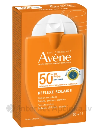 Avene Sun Reflex family aizsarglīdzeklis SPF50+, 30 ml | internetaptieka.lv