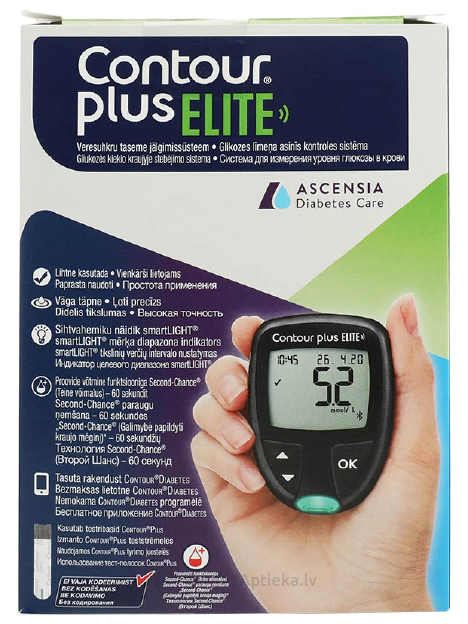 Glikometrs Contour Plus, 1 gb. | internetaptieka.lv