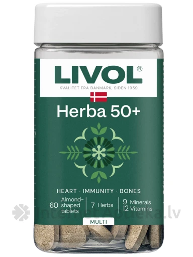 LIVOL MULTI Herba 50+ tabletes, 60 gb. | internetaptieka.lv