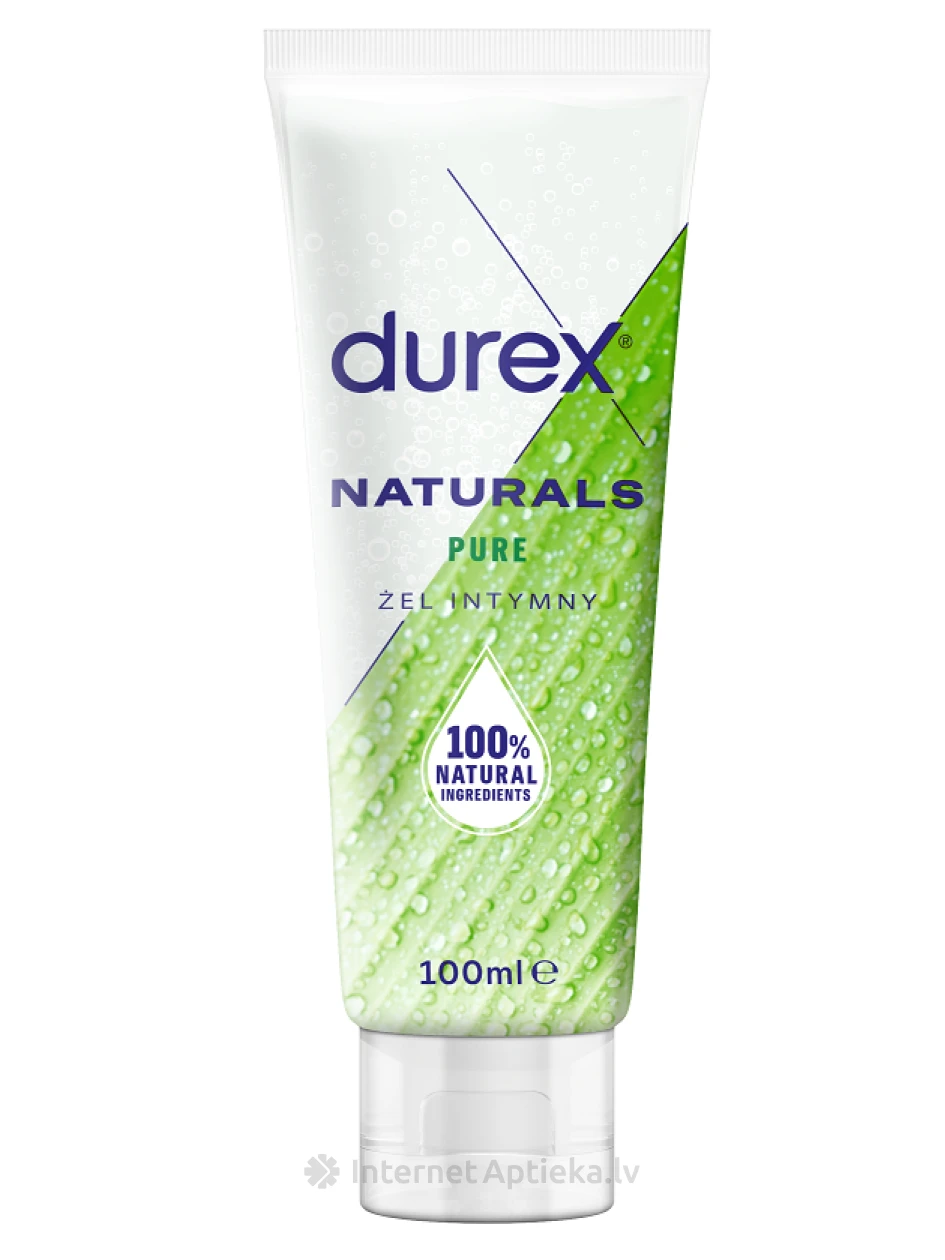 Durex Natural интимный гель-лубрикант, 100 мл | internetaptieka.lv