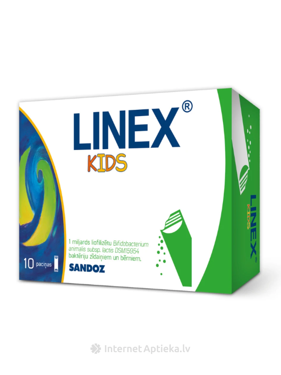 Linex Kids pulber lastele, 10 pakki | internetaptieka.lv