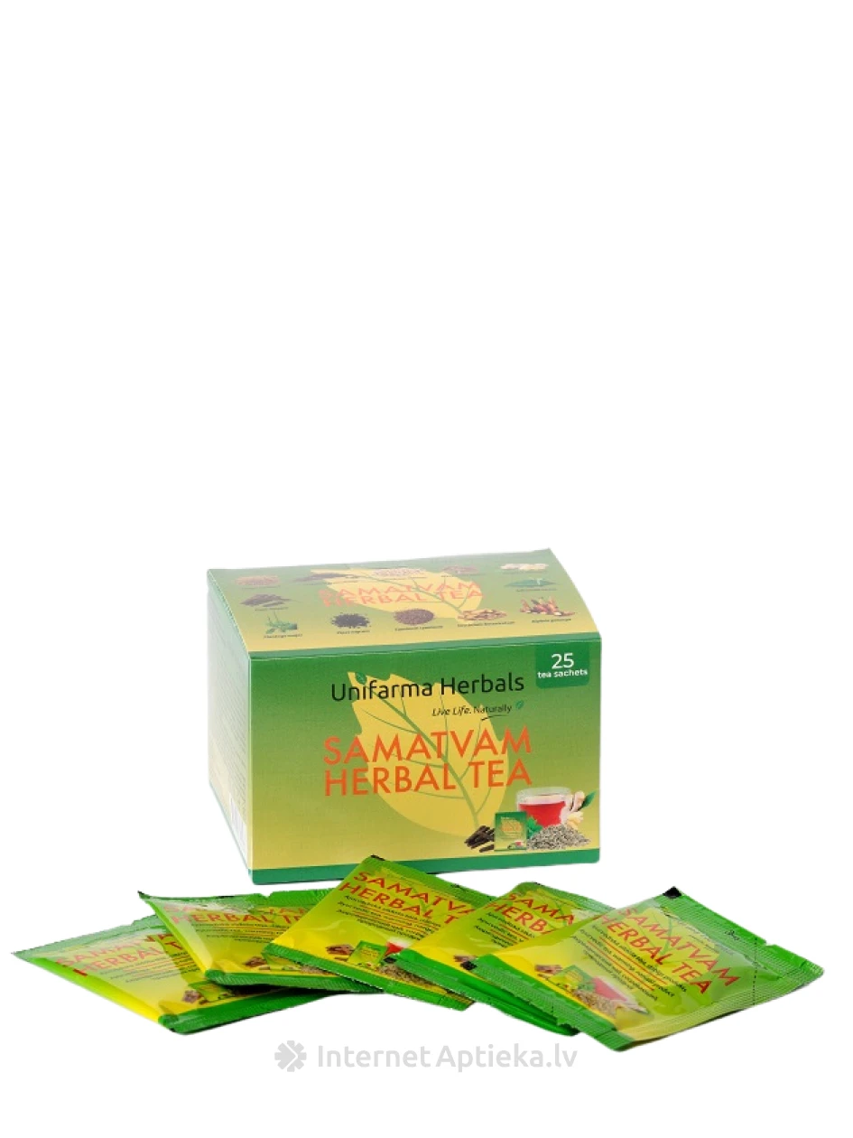 Unifarma Herbals Samatvam Herbal чай, 25 шт. | internetaptieka.lv