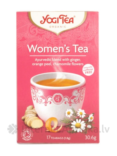 Чай Yogi Women’s, 30.6 г | internetaptieka.lv