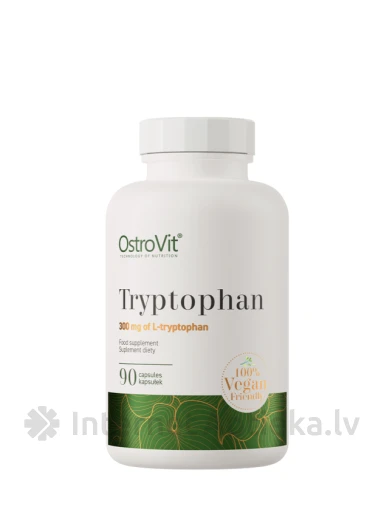 OstroVit Tryptophan VEGE kapsulas, 90 gb. | internetaptieka.lv
