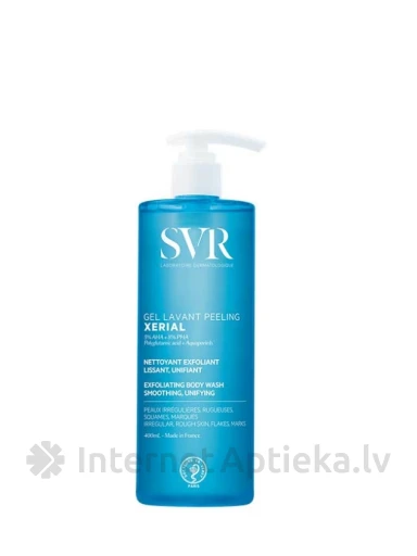 SVR XERIAL GEL LAVANT PEELING pīlinga mazgāšanas želeja, 400 ml | internetaptieka.lv