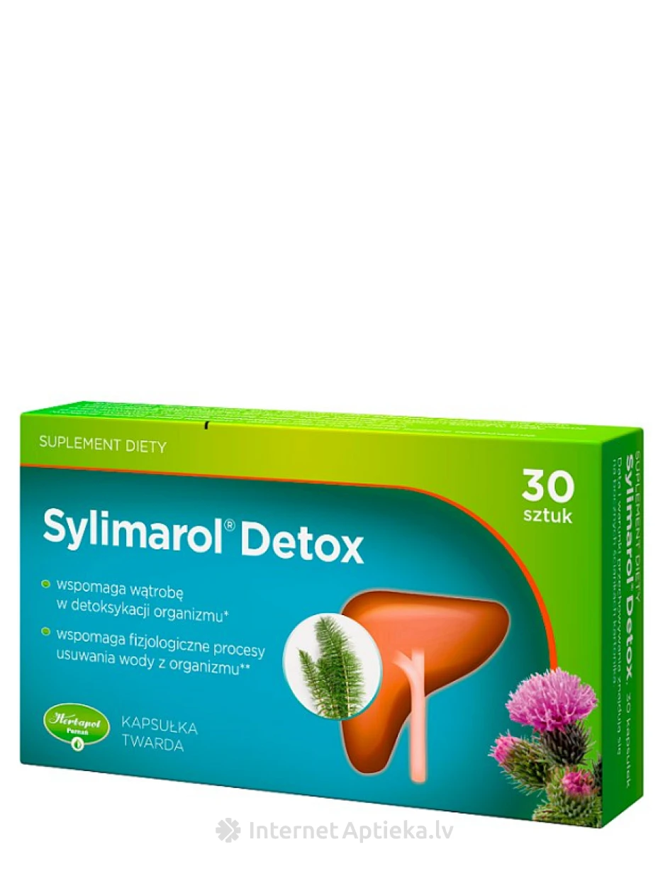 Sylimarol® Detox kapsulas, 30 gb. | internetaptieka.lv