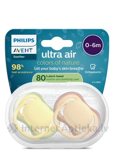 Philips Avent māneklītis Ultra Air 0-6 M, 2 gb. | internetaptieka.lv