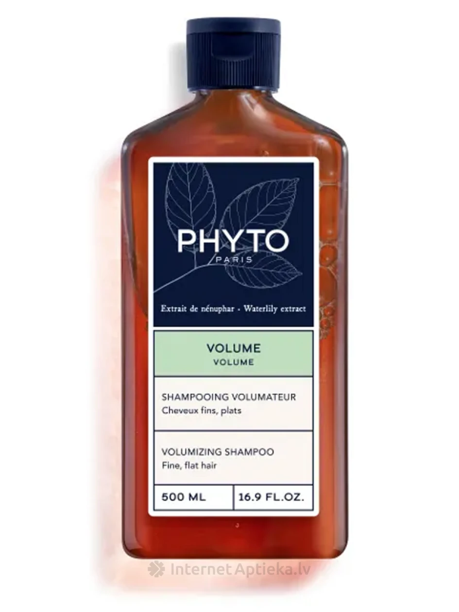 PHYTO VOLUME apjoma šampūns plāniem, smalkiem matiem, 500 ml | internetaptieka.lv