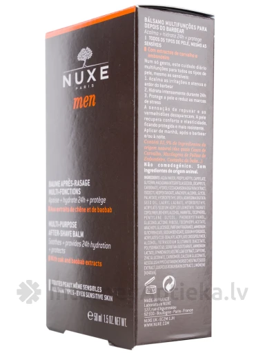 NUXE MEN универсальный бальзам после бриться, 50 мл | internetaptieka.lv