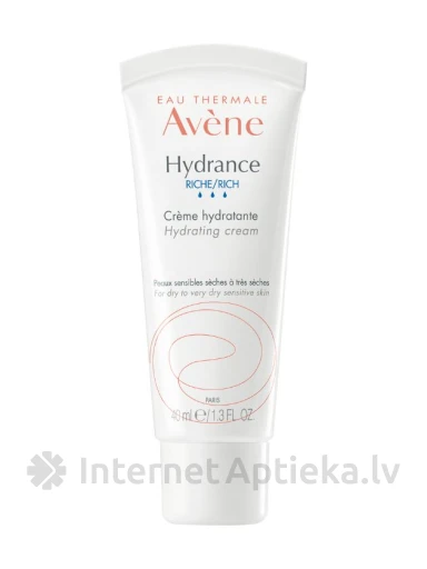 Avene Hydrance rich mitrinošs krēms, 40 ml | internetaptieka.lv