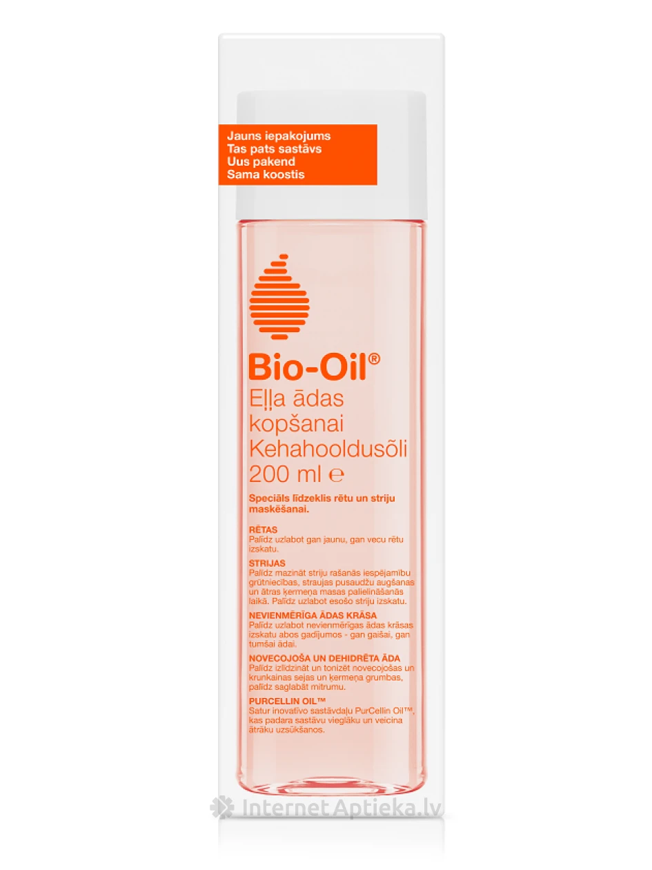 Bio-Oil nahahooldustoode – venitusarmide ja armide vastu, 200 ml | internetaptieka.lv
