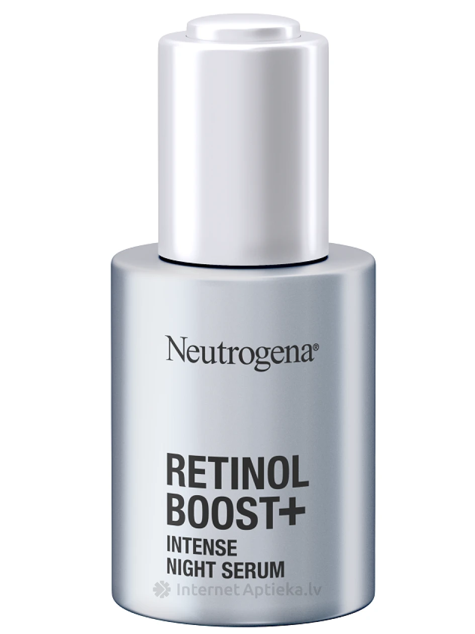 NEUTROGENA Anti-Age Retinol Boost+ интенсивная ночная сыворотка для лица, 30 мл | internetaptieka.lv