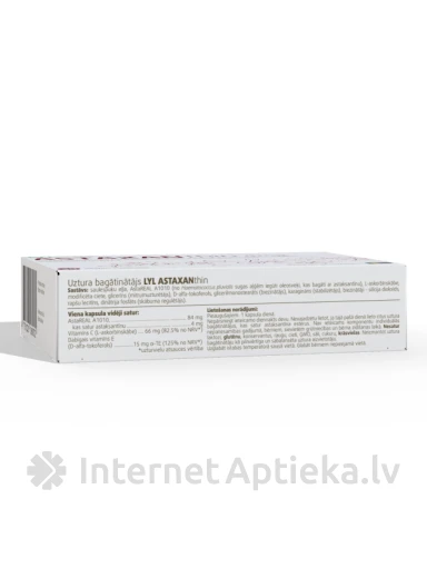 LYL ASTAXANthin, 30 kapsulas | internetaptieka.lv