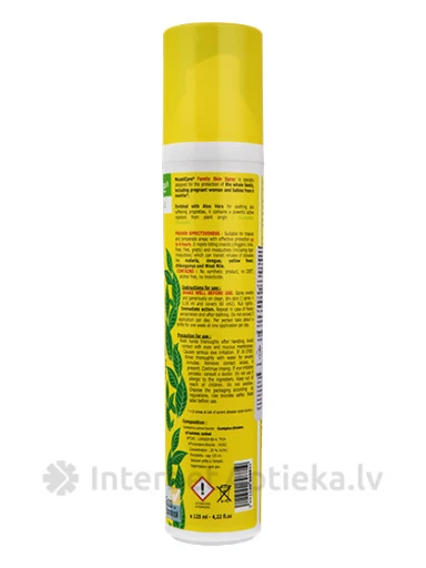 Mousticare Anti-Tick pihusti nahale perele kuni 6 tundi, 125 ml | internetaptieka.lv