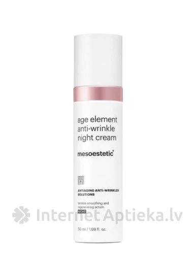 Mesoestetic age element anti-wrinkle pretgrumbu nakts krēms, 50 ml | internetaptieka.lv