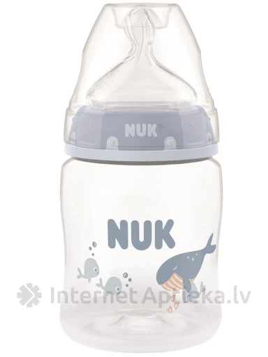 Nuk pudel Perfect Match silikoonist lutipudeli 0+ kuu, 150 ml | internetaptieka.lv