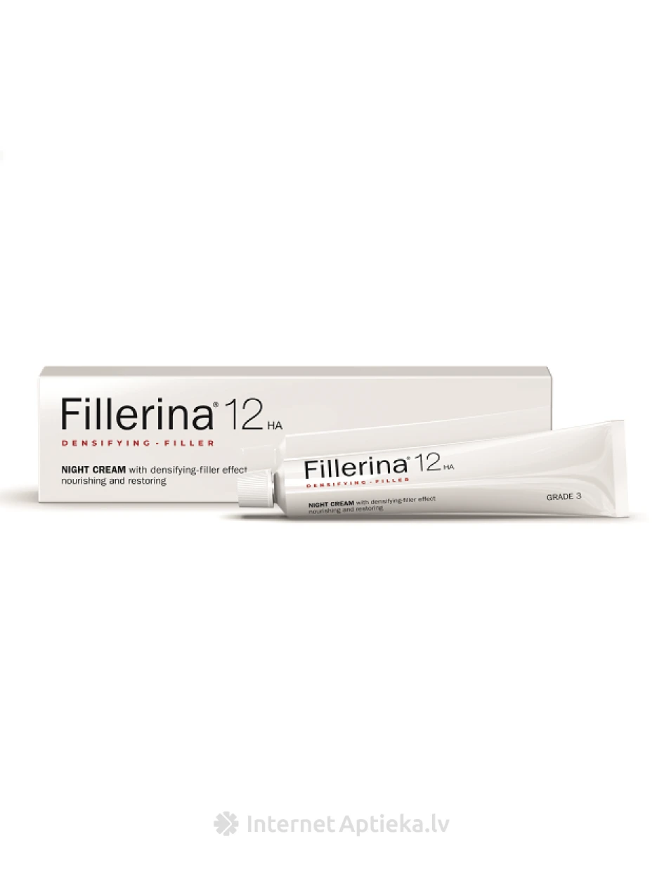 FILLERINA 12HA nakts krēms Intensitāte 3, 50 ml | internetaptieka.lv