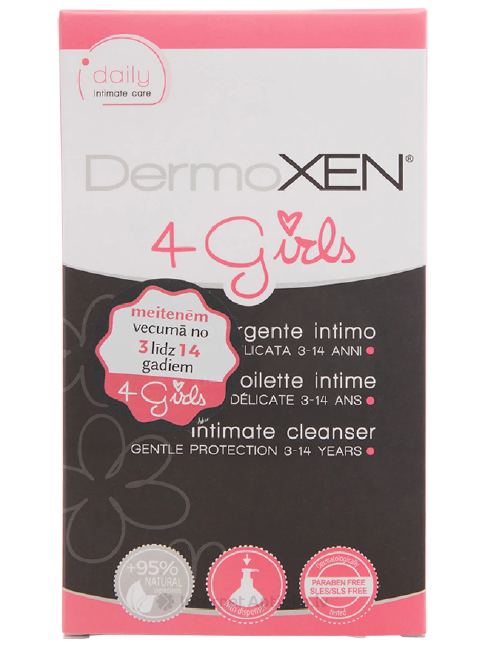 Dermoxen 4 Girls, intiimhügieeni geel, 200 ml | internetaptieka.lv